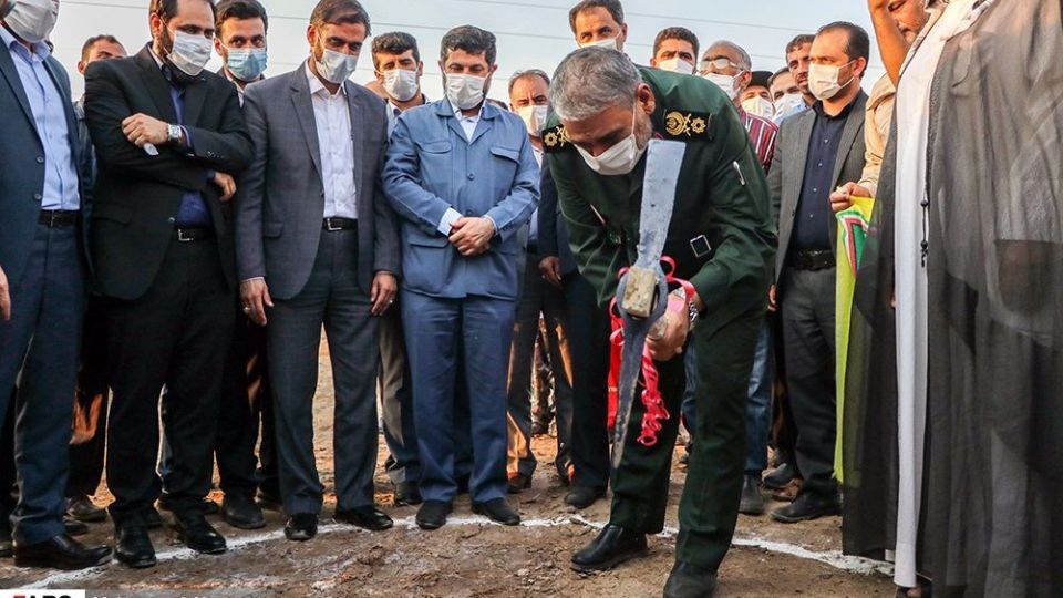 آیین کلنگ زنی فاز سوم آبرسانی به غیزانیه