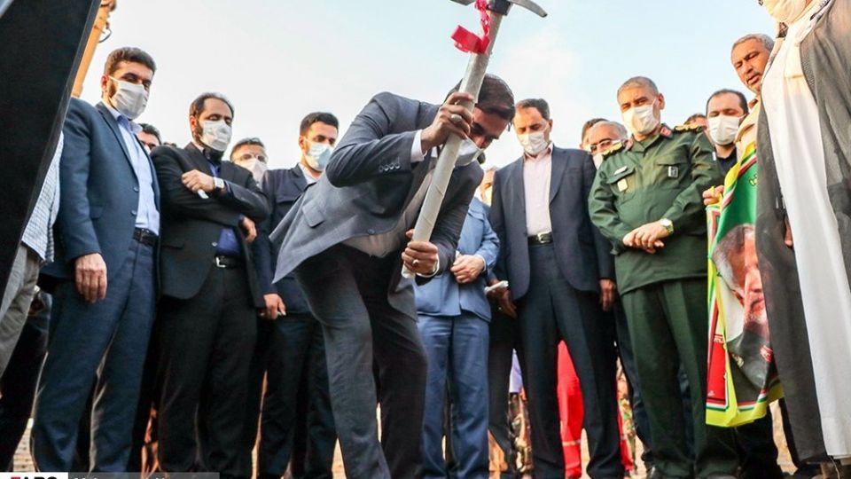 آیین کلنگ زنی فاز سوم آبرسانی به غیزانیه