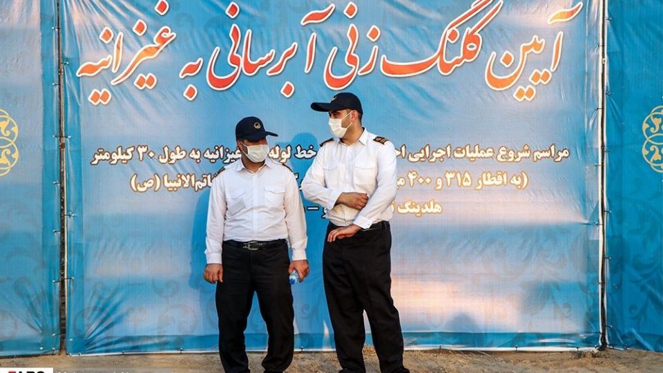 آیین کلنگ زنی فاز سوم آبرسانی به غیزانیه