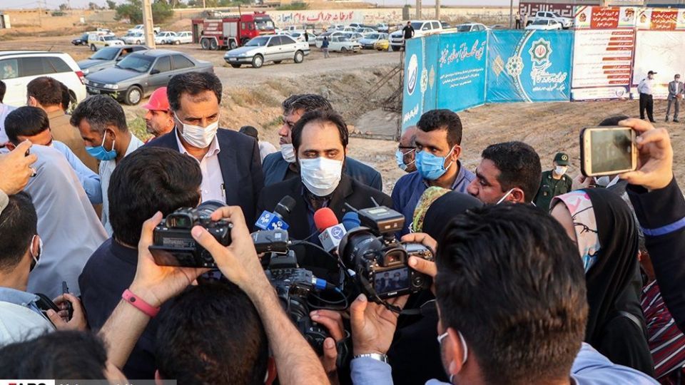 آیین کلنگ زنی فاز سوم آبرسانی به غیزانیه