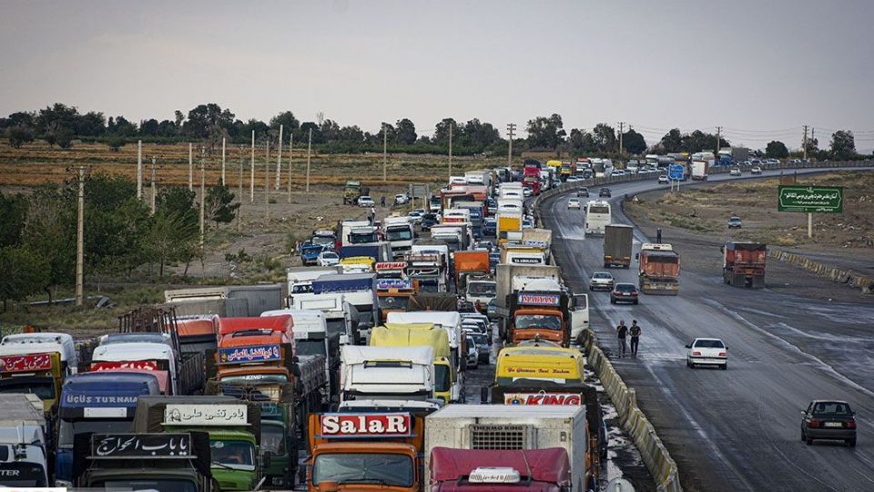 سیلاب و انسداد جاده مشهد- تهران