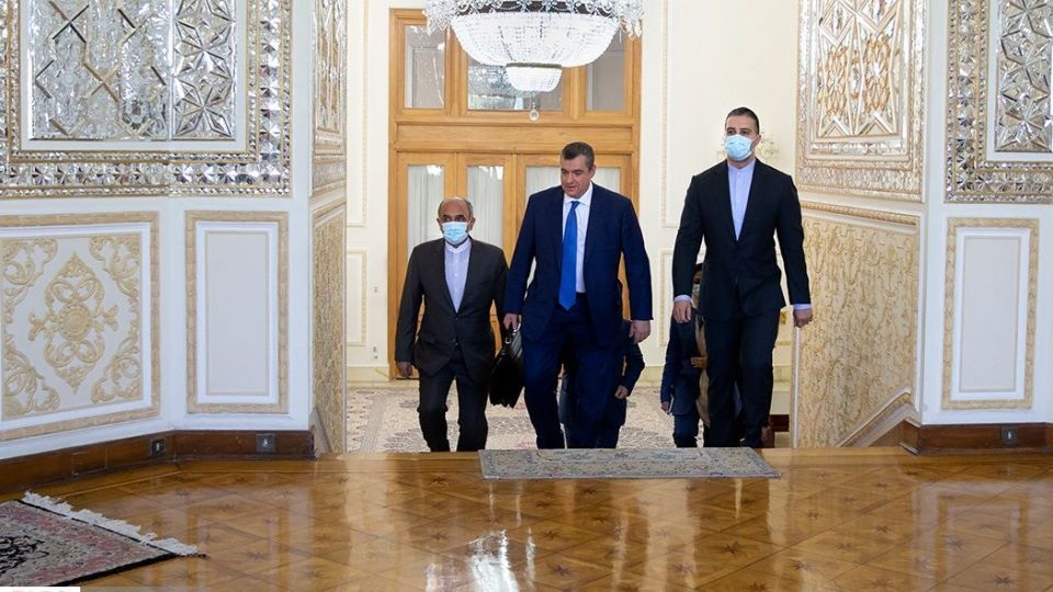 دیدار رئیس کمیته روابط خارجی دومای دولتی روسیه با وزیر امور خارجه