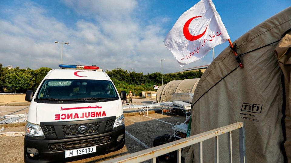 افتتاح بیمارستان صحرایی هلال‌احمر با حضور سفیر ایران در لبنان