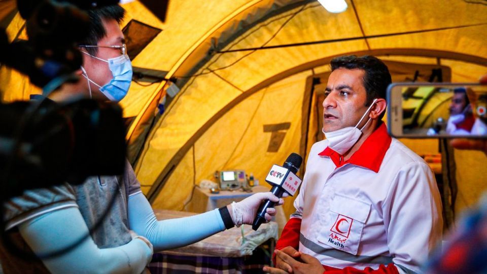 افتتاح بیمارستان صحرایی هلال‌احمر با حضور سفیر ایران در لبنان