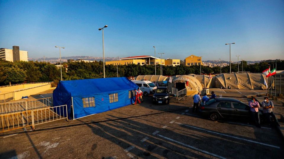 افتتاح بیمارستان صحرایی هلال‌احمر با حضور سفیر ایران در لبنان