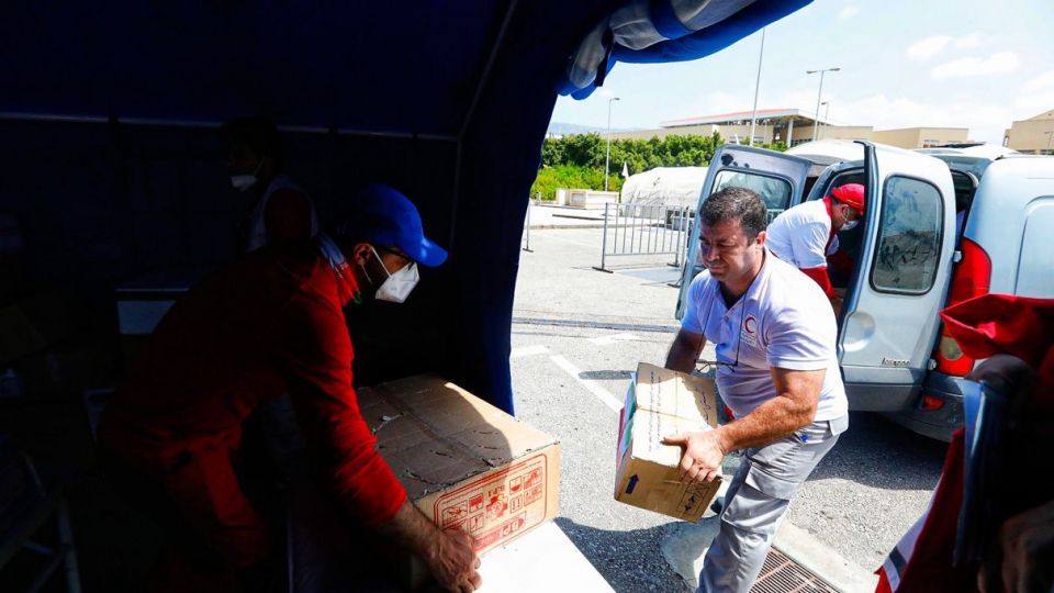 افتتاح بیمارستان صحرایی هلال‌احمر با حضور سفیر ایران در لبنان