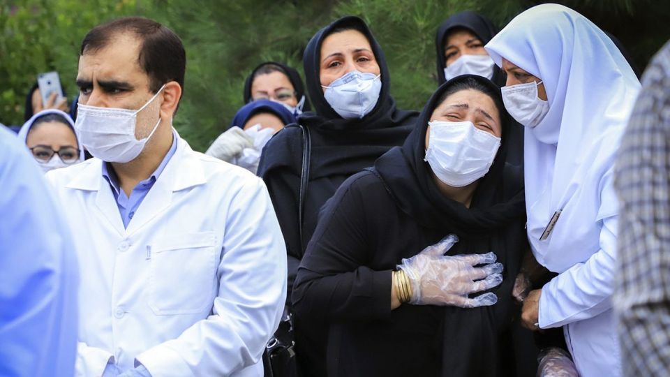 تشییع شهید مدافع سلامت «حسن نظری»