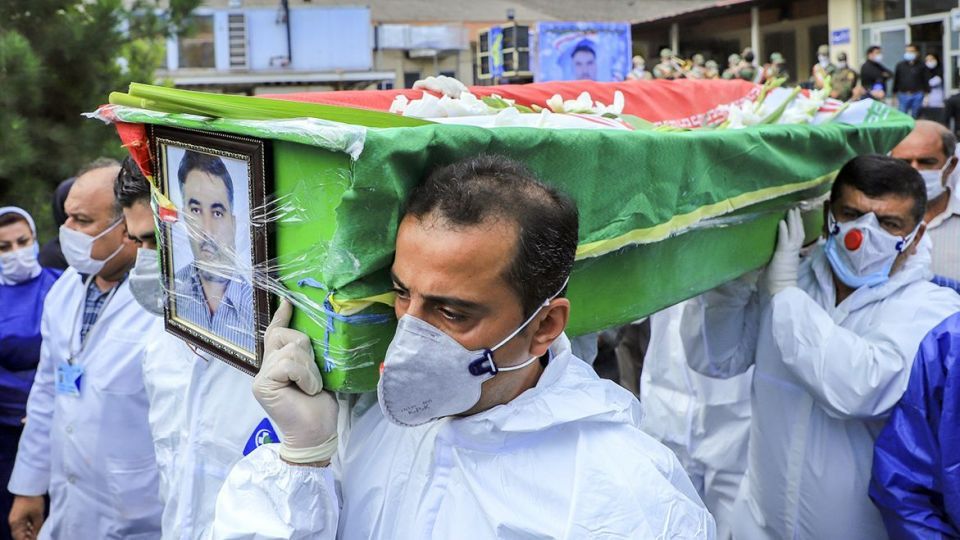 تشییع شهید مدافع سلامت «حسن نظری»