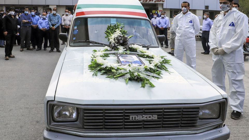 تشییع شهید مدافع سلامت «حسن نظری»