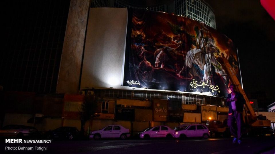 رونمایی از طرح جدید دیوارنگاره میدان ولیعصر (عج)