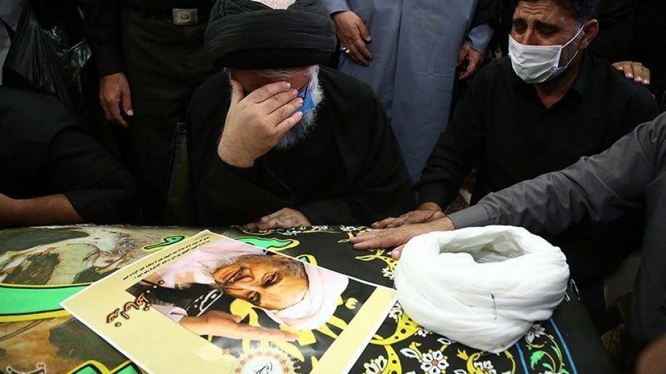 تشییع پیکر آیت‌الله صانعی در قم