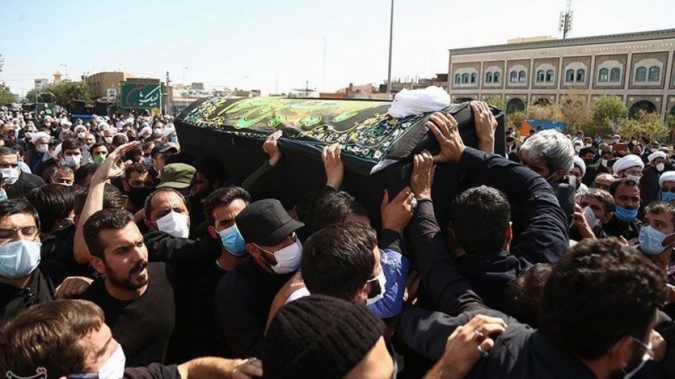 تشییع پیکر آیت‌الله صانعی در قم