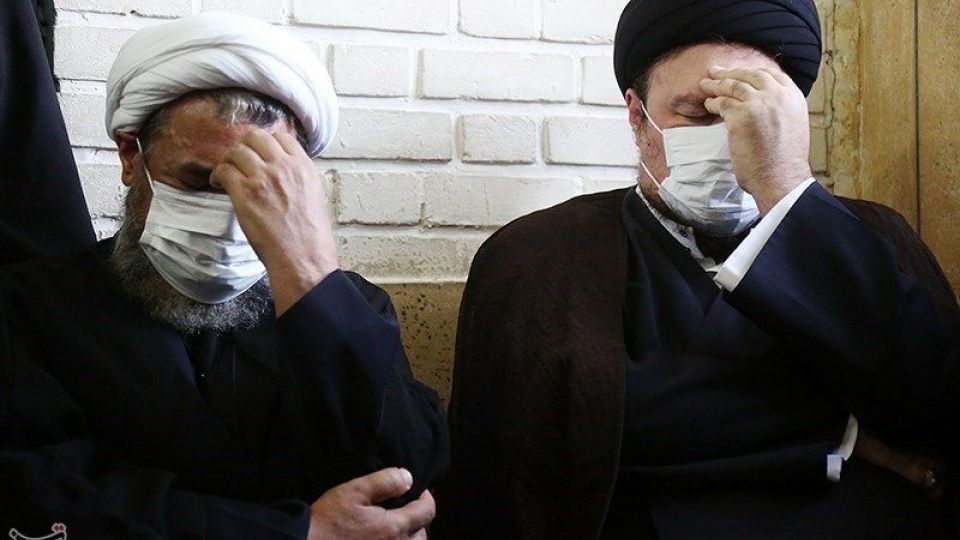 تشییع پیکر آیت‌الله صانعی در قم