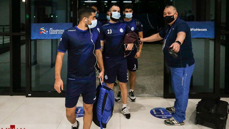 تمرین تیم استقلال قبل از بازی با تیم الشرطه عراق