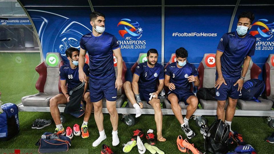 تمرین تیم استقلال قبل از بازی با تیم الشرطه عراق