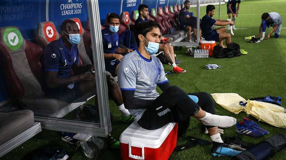 تمرین تیم استقلال قبل از بازی با تیم الشرطه عراق