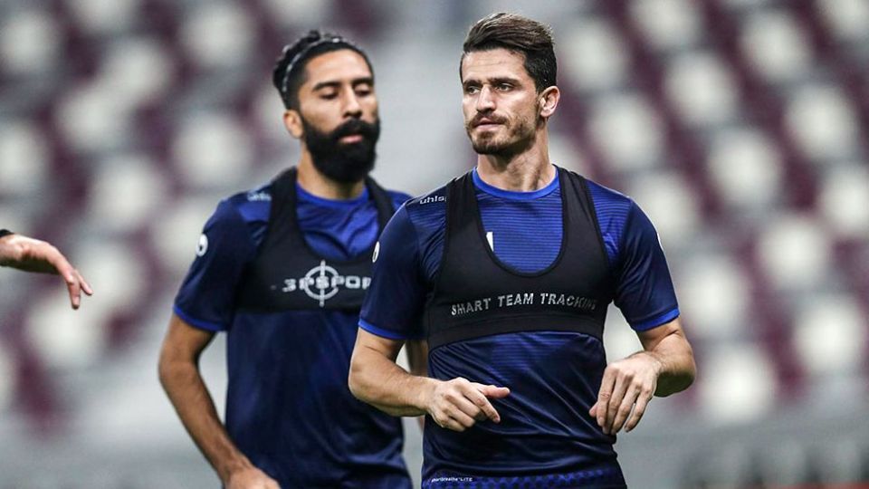 تمرین تیم استقلال قبل از بازی با تیم الشرطه عراق