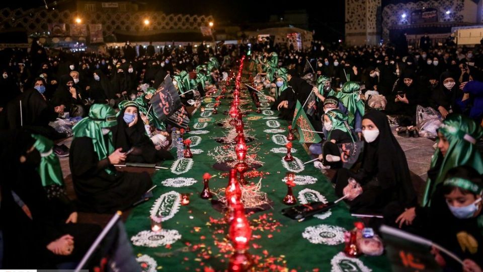 بزرگترین سفره نذری حضرت رقیه(س)