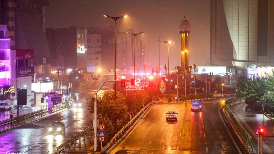 خیابان‌های تهران در اولین شب قرنطینه