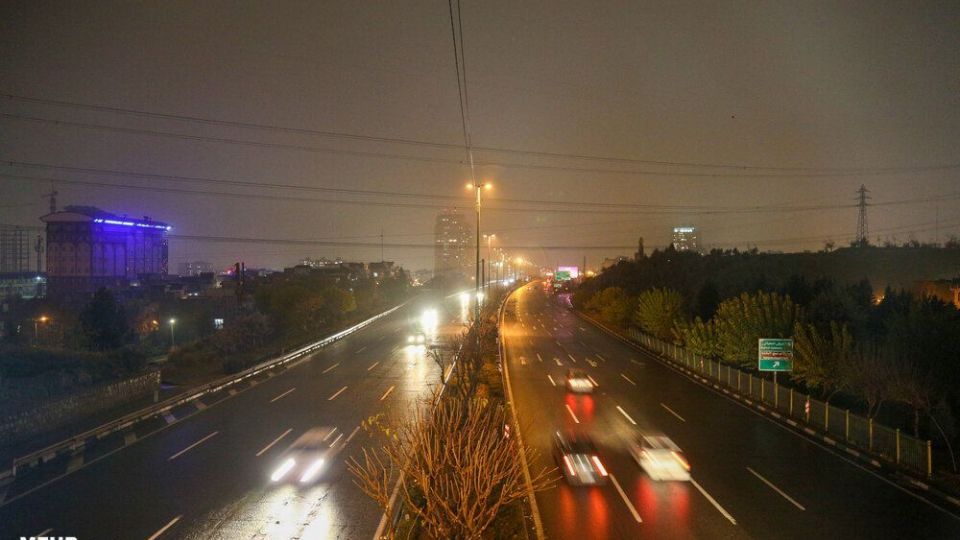 خیابان‌های تهران در اولین شب قرنطینه