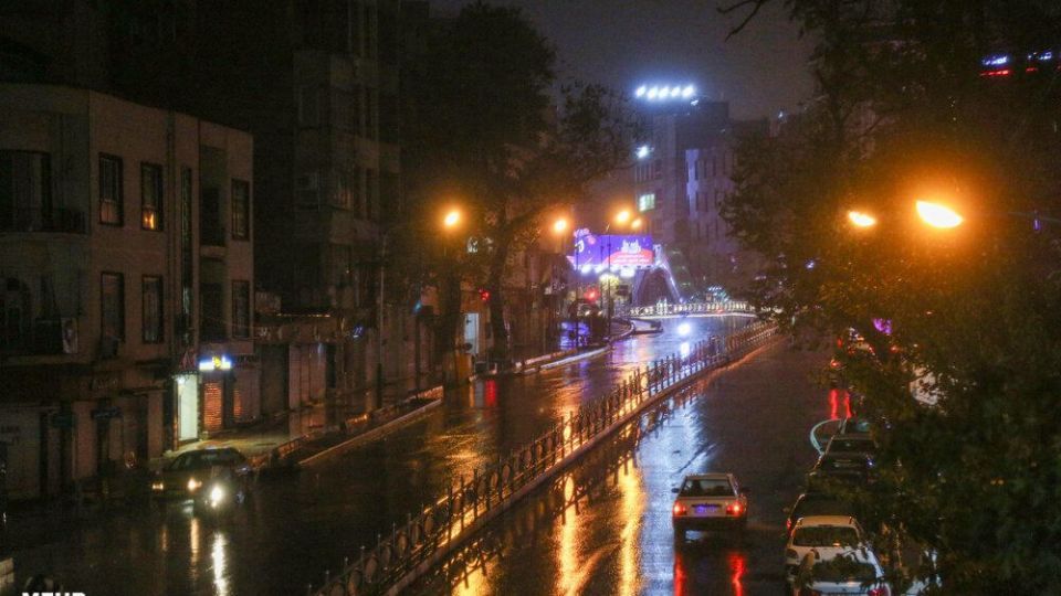 خیابان‌های تهران در اولین شب قرنطینه