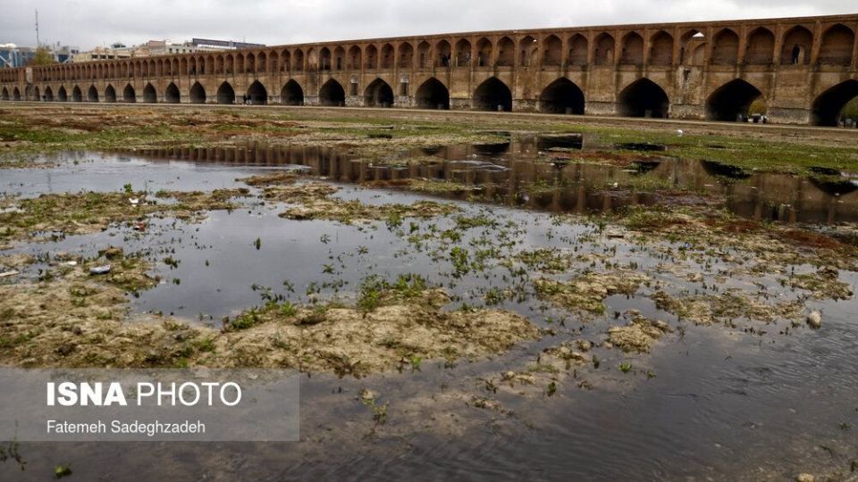 باران پاییزی در اصفهان