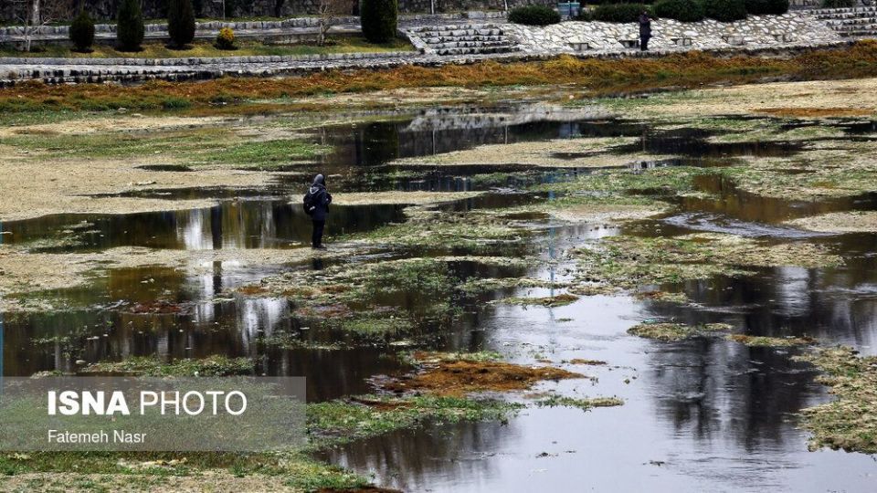 باران پاییزی در اصفهان