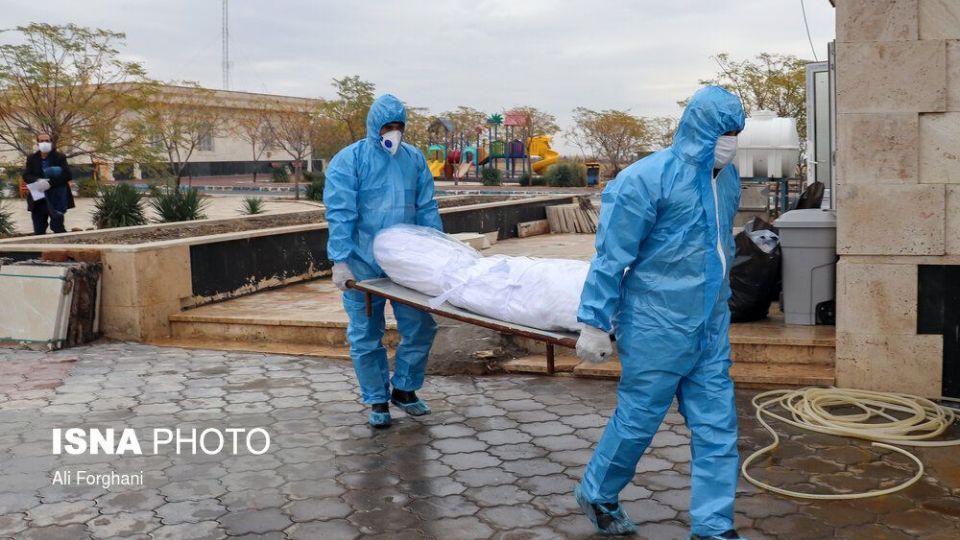 آرامستان ساوه در روزهای کرونایی