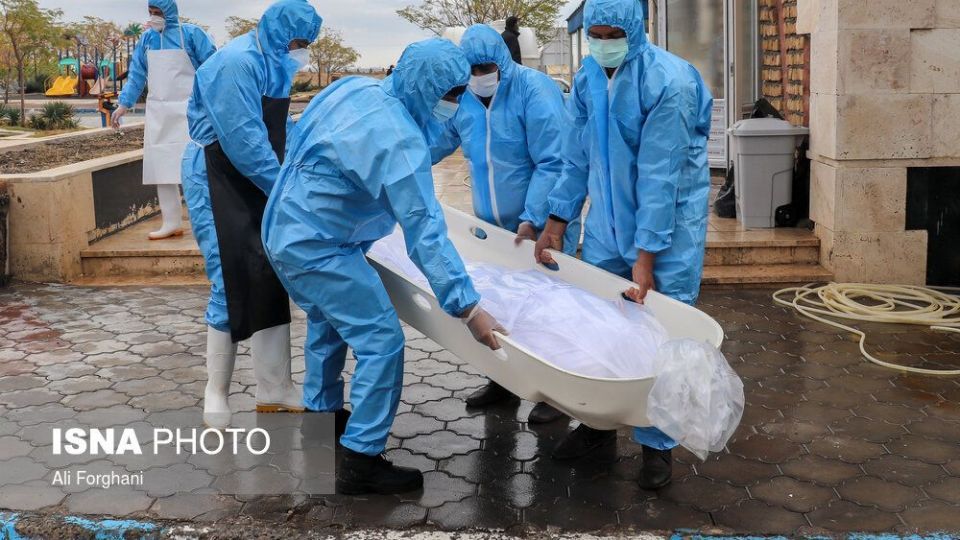 آرامستان ساوه در روزهای کرونایی