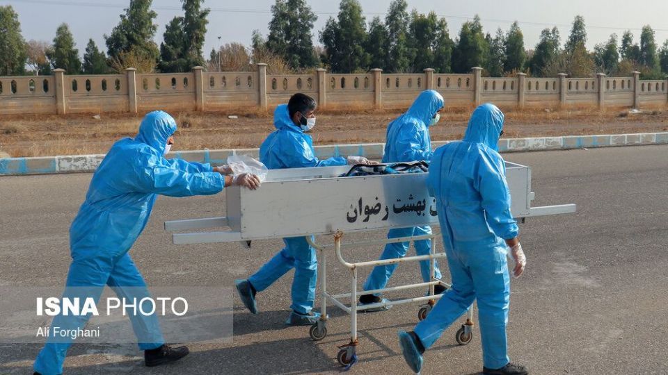 آرامستان ساوه در روزهای کرونایی