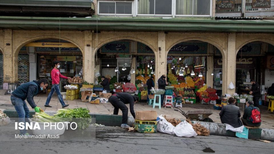 بازار تجریش و بازار بزرگ تهران در روزهای محدودیت‌های کرونایی