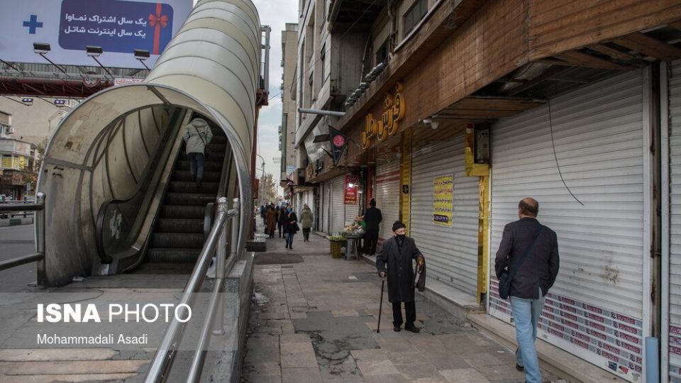 بازار تجریش و بازار بزرگ تهران در روزهای محدودیت‌های کرونایی