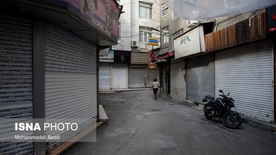 بازار تجریش و بازار بزرگ تهران در روزهای محدودیت‌های کرونایی