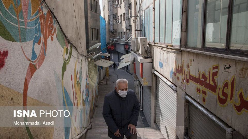 بازار تجریش و بازار بزرگ تهران در روزهای محدودیت‌های کرونایی