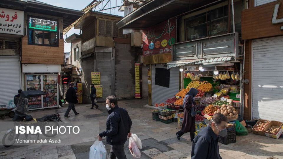 بازار تجریش و بازار بزرگ تهران در روزهای محدودیت‌های کرونایی