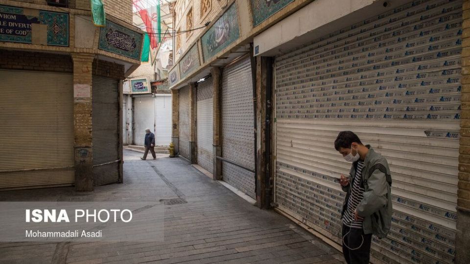 بازار تجریش و بازار بزرگ تهران در روزهای محدودیت‌های کرونایی