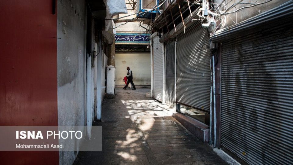 بازار تجریش و بازار بزرگ تهران در روزهای محدودیت‌های کرونایی