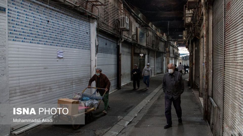 بازار تجریش و بازار بزرگ تهران در روزهای محدودیت‌های کرونایی
