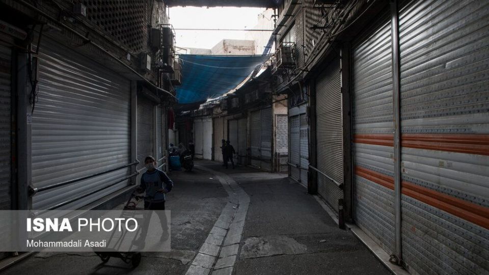 بازار تجریش و بازار بزرگ تهران در روزهای محدودیت‌های کرونایی