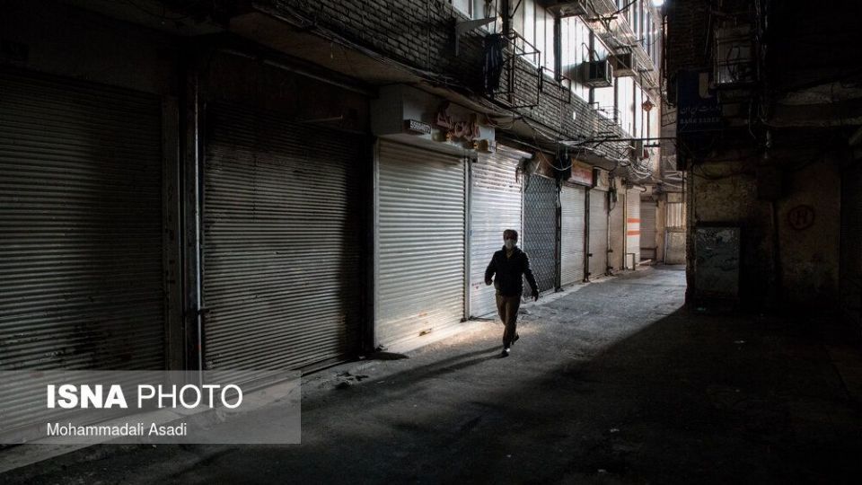 بازار تجریش و بازار بزرگ تهران در روزهای محدودیت‌های کرونایی