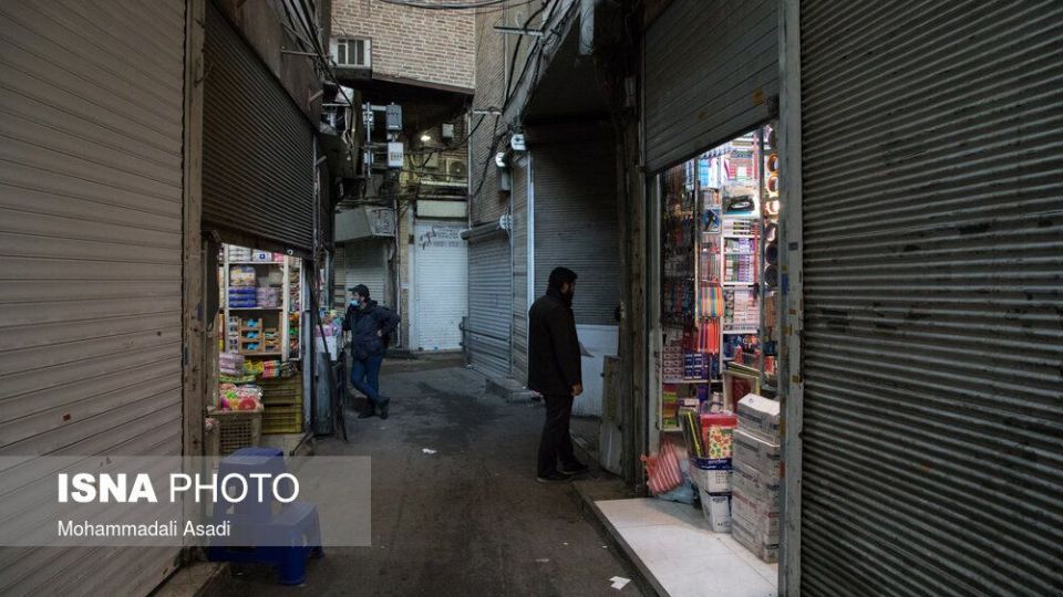 بازار تجریش و بازار بزرگ تهران در روزهای محدودیت‌های کرونایی