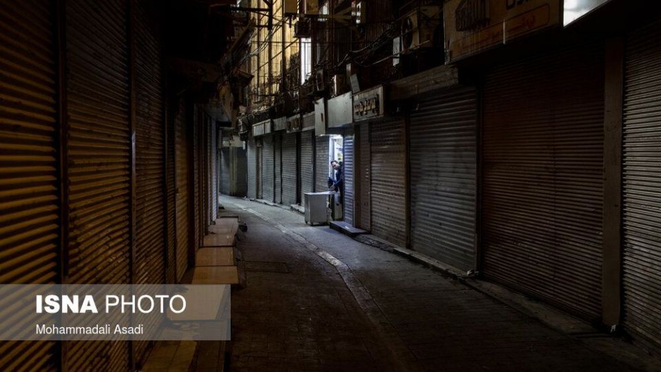 بازار تجریش و بازار بزرگ تهران در روزهای محدودیت‌های کرونایی