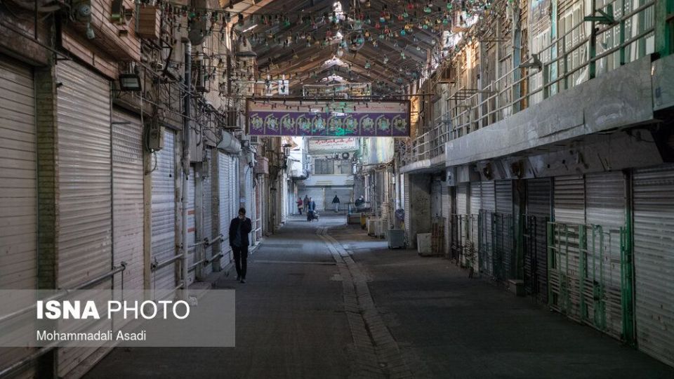 بازار تجریش و بازار بزرگ تهران در روزهای محدودیت‌های کرونایی