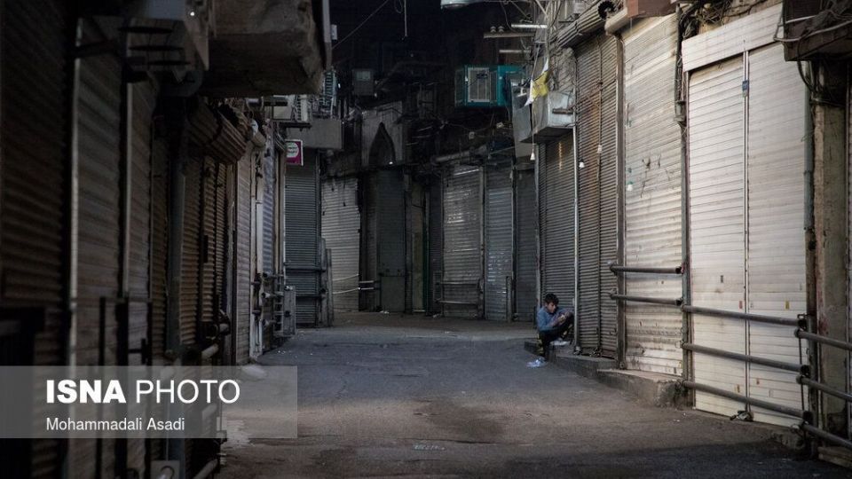 بازار تجریش و بازار بزرگ تهران در روزهای محدودیت‌های کرونایی