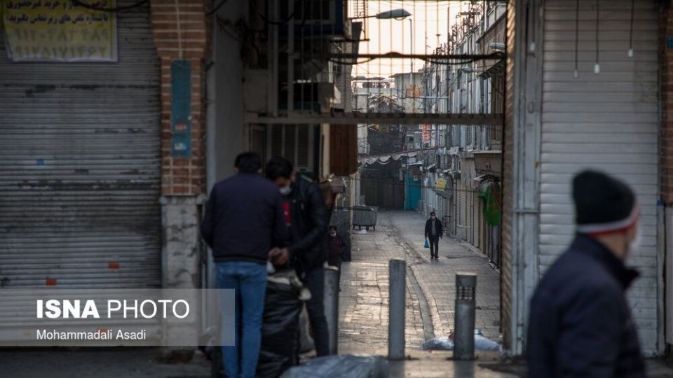 بازار تجریش و بازار بزرگ تهران در روزهای محدودیت‌های کرونایی