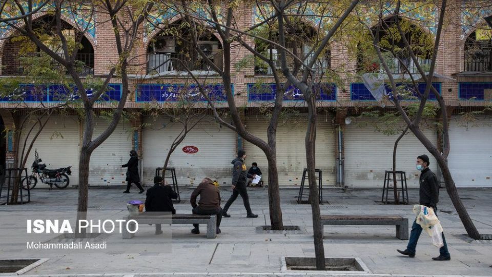 بازار تجریش و بازار بزرگ تهران در روزهای محدودیت‌های کرونایی