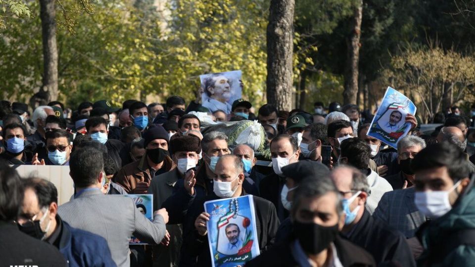 مراسم تشییع پیکر مرحوم علی اصغر زارعی