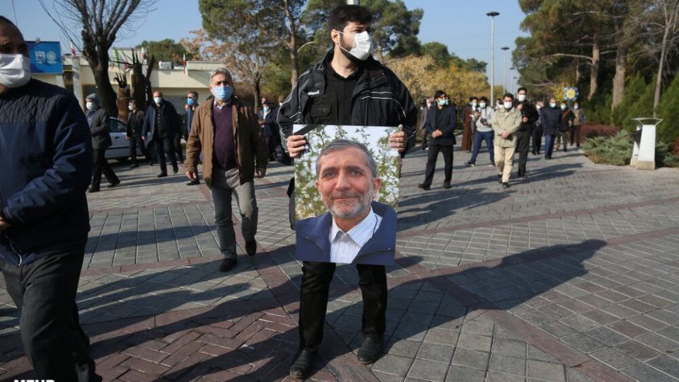 مراسم تشییع پیکر مرحوم علی اصغر زارعی