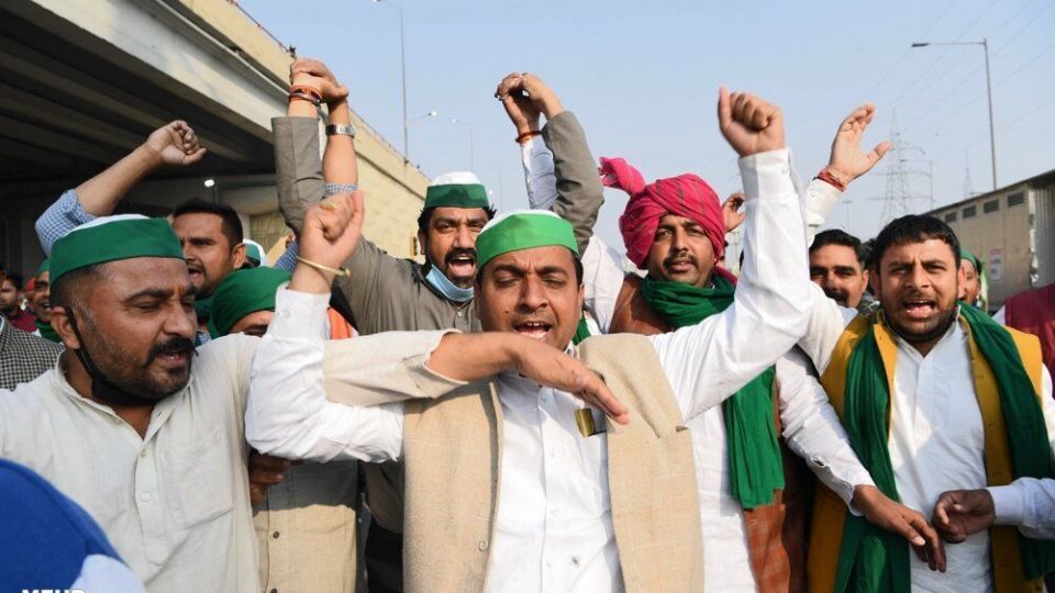 اعتراضات کشاورزان هندی نسبت به قانون جدید