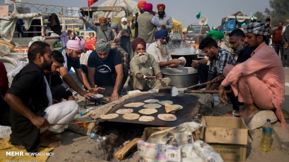 اعتراضات کشاورزان هندی نسبت به قانون جدید